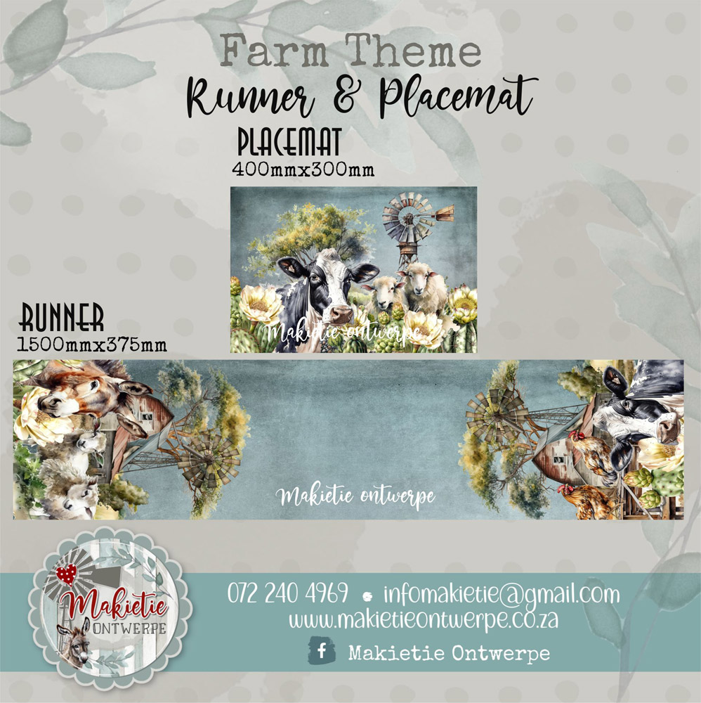 Placemat – Farm