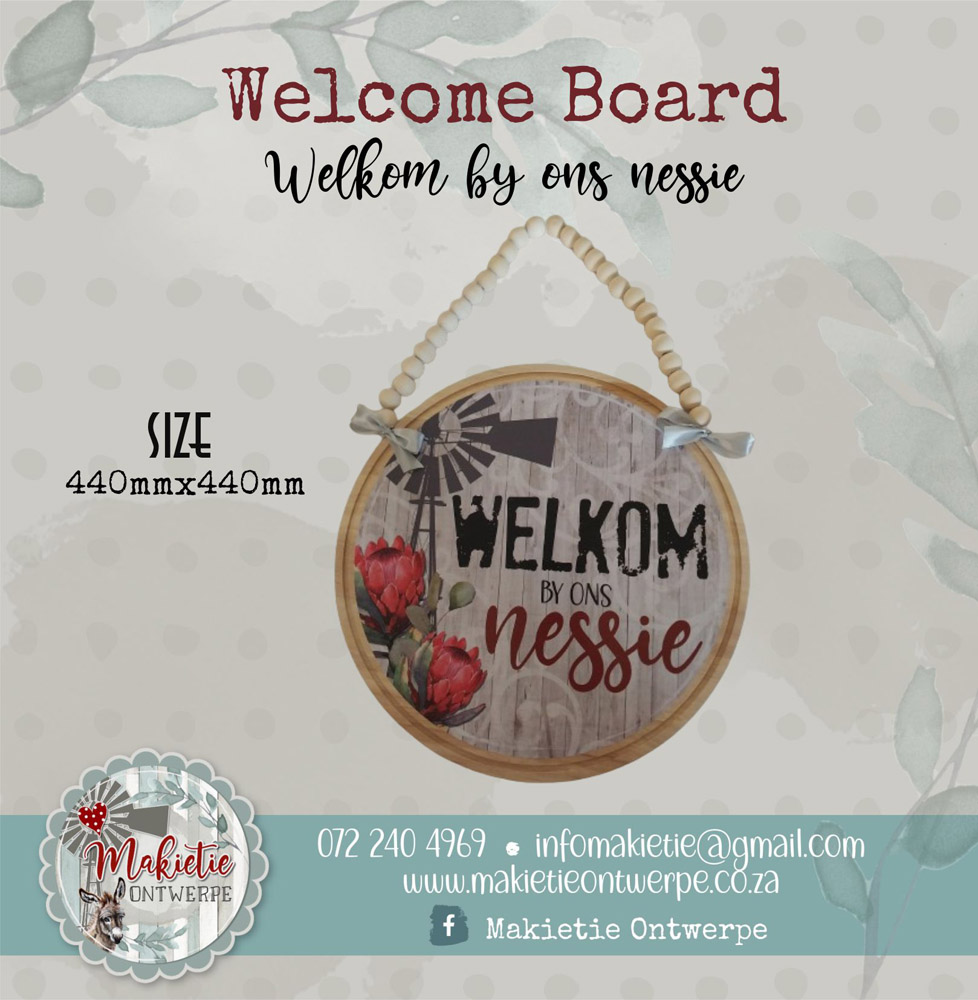 Welcome Board