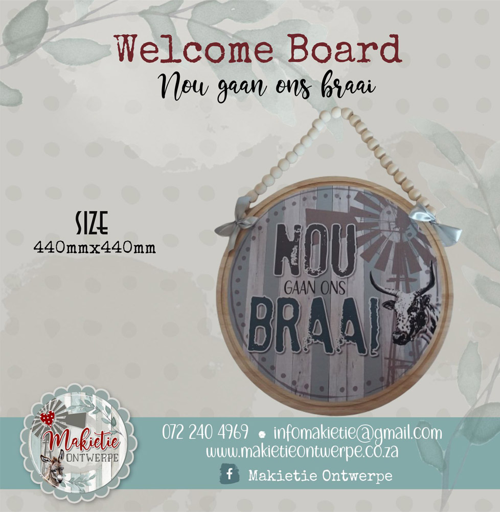 Welcome Board