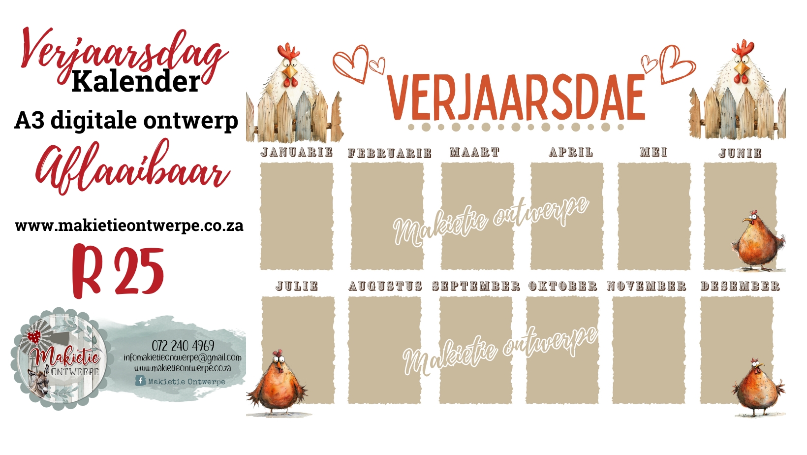 Verjaarsdagkalender 3